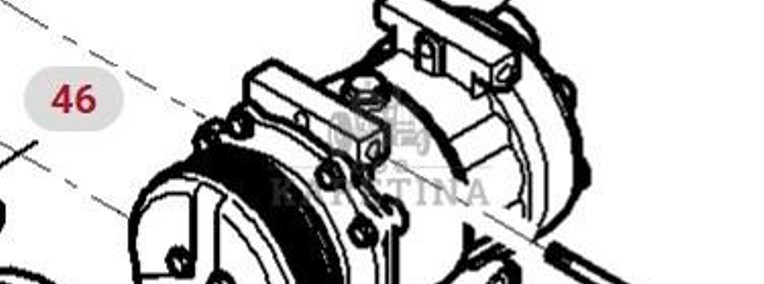 Massey Ferguson 8480 Sprężarka Układu Klimatyzacji CZĘŚCI 3789035M1-1