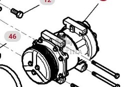 Massey Ferguson 8480 Sprężarka Układu Klimatyzacji CZĘŚCI 3789035M1