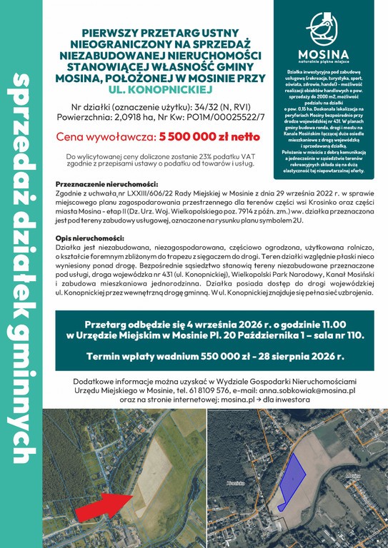 Działka na sprzedaż, 20918 m², Mosina Mosina - Widok 5