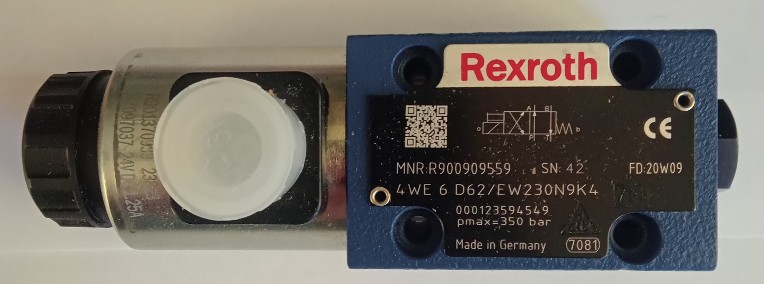 Nowy zawór Rexroth R900909559 4WE6 D62 EW230N9K4-1