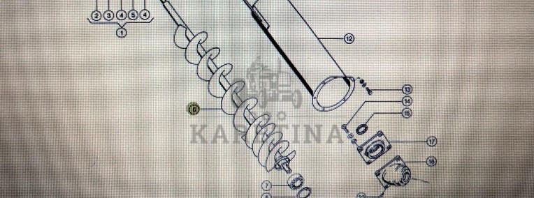 Ślimak napełniający Claas Mega 370-340 Nr kat. 000 543 092 3 Nr kat. 000 543 092 3-1
