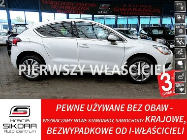 Citroen DS4 MASAŻ+NAVI+Led Biała Perła1,6benzyna 3Lata GWAR. 1wł Bezwypadkwy Kra-1