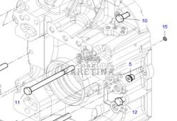 Fendt 930 933 936 939 942 Vario Gen 6 Pokrywa Tylnej Osi Osi CZĘŚCI H218PH0101044