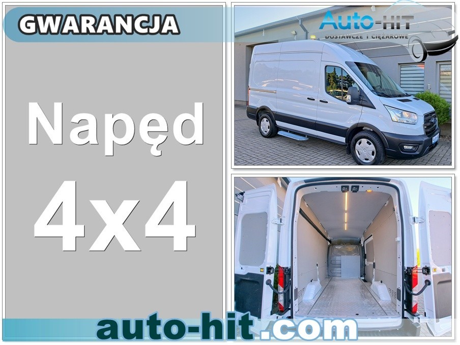 Ford Transit L2H3 Napęd 4×4 170KM Hak:2.5t 2020r *117.100km /www.auto-hit.com/