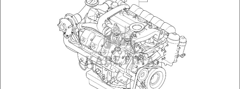 Claas Lexion 580 SILNIK 0019934380 (010 silnik kompletny)-1