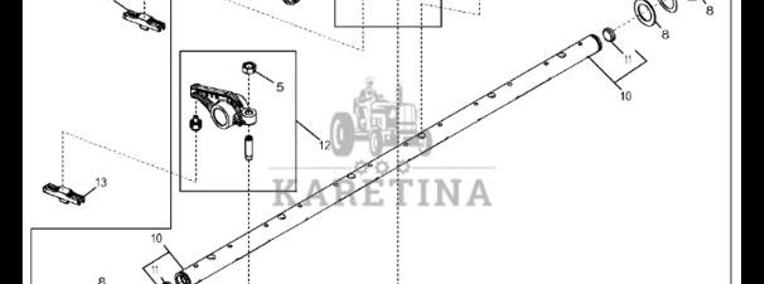 RE552368 John Deere 8345R - Ramię wahacza-1