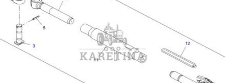 Fendt Vario 1038 1042 1046 1050 GEN 3 Cięgno Górne G530871205071 F530871205080 F530871205070-1