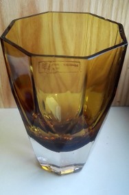 Wazon szkło sommerso amber mid-century-2