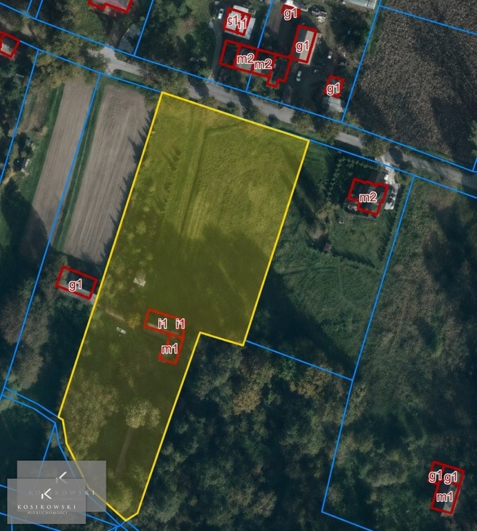 Biestrzykowice przy ul. Lipowej 8200 m² - Widok 3