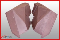 Błotniki tylne metalowe stary typ Ursus C-385 i pochodne kpl