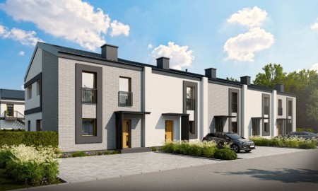 Koszyce Małe Segment 2-poziomowy 65,43m2 z ogrodem