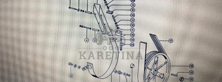 Prowadnica pasa Claas Mega 370-340 Nr kat. 000 661 167 0 Nr kat. 000 661 167 0-1