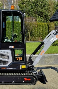 koparka gąsienicowa NOWA minikoparka VORQ V18 , silnik KUBOTA D722 / 3 łyżki w cenie-2