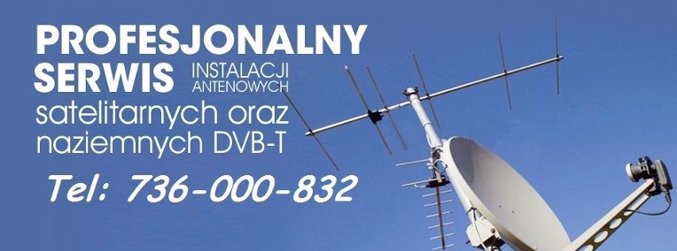 Montaż ustawianie Anten Satelitarnych  Polsat NC+  DVBt Skarżysko Kamienna-1
