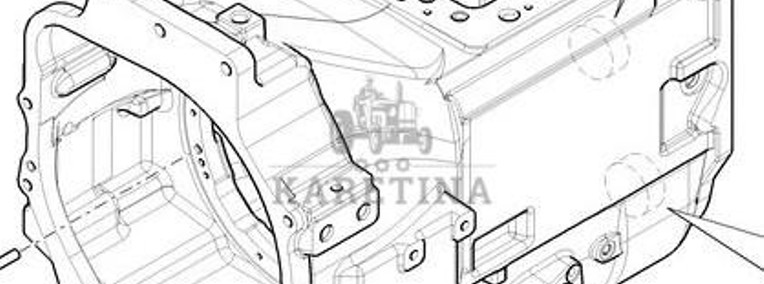 Case Puma 180 210 Korpus Przekładni Skrzyni Biegów CZĘŚCI 47361978-1