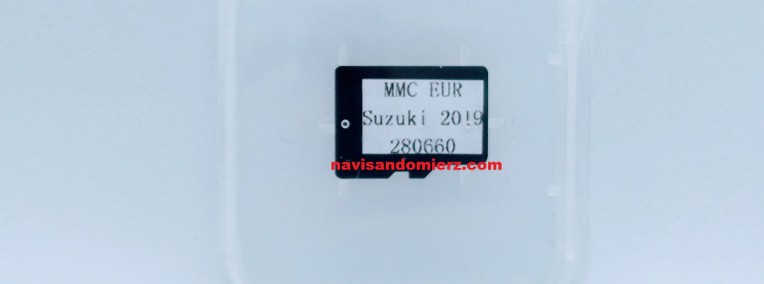 Aktualizacja map karta microSD SUZUKI MMC Bosch-1
