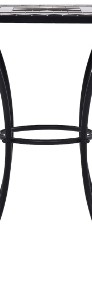 vidaXL Mozaikowy stolik bistro, czarno-biały, 60 cm, ceramiczny 46707-3