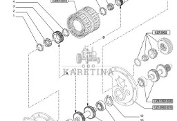 New Holland T6010 Kolo zebate napedz 87396940