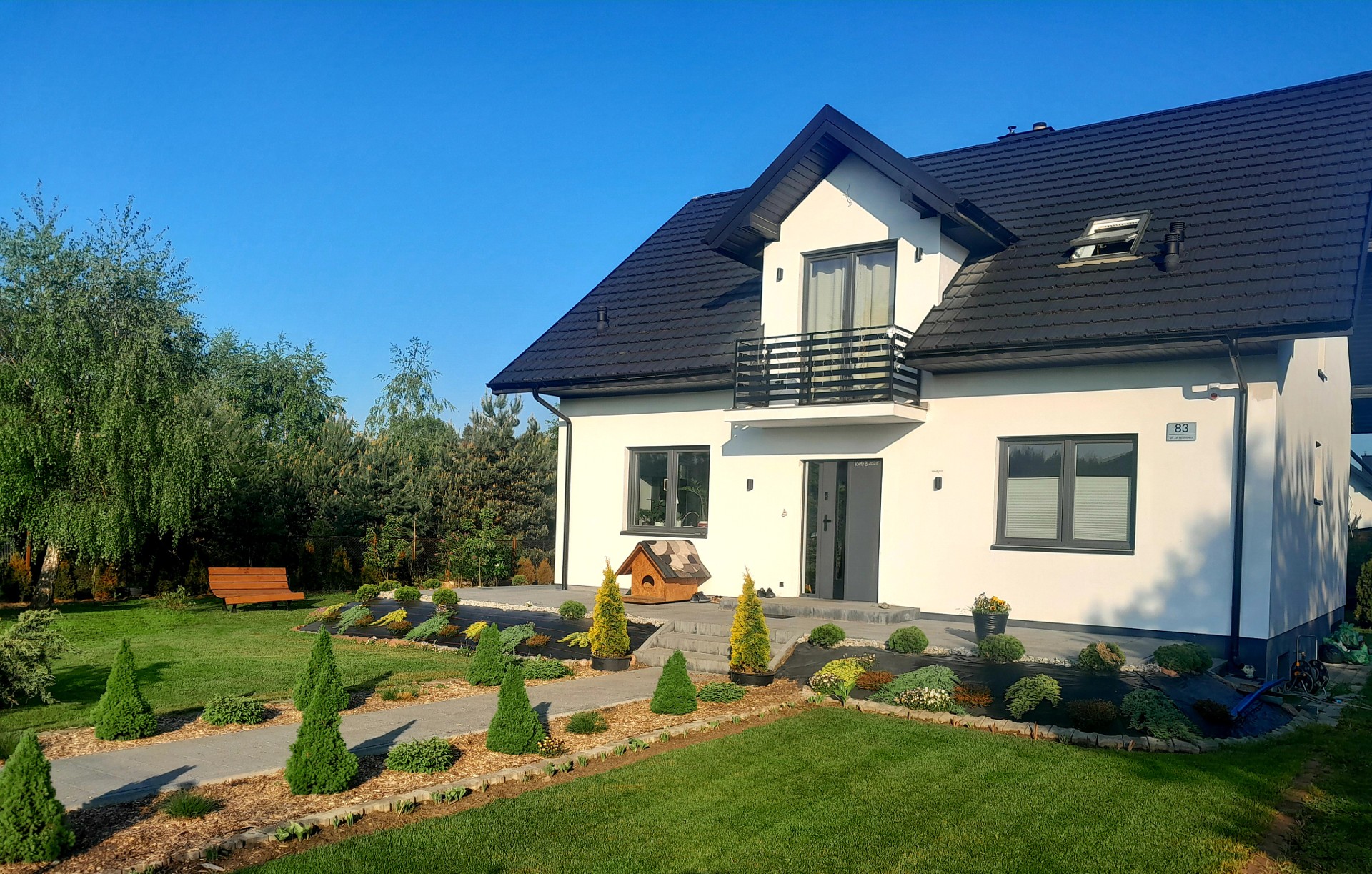 Nowy dom jednorodzinny 180m², działka 1200m², Gutwin – pohled 3