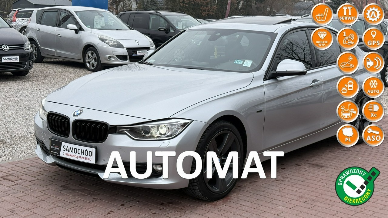 BMW SERIA 3 V (F30/F31/F34) BMW SERIA 3 Head Up, Automat, Gwarancja, Skóra, Luxury