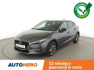 Mazda 3 III navi klima auto kamera i czujnki parkowania head-up display grzane f