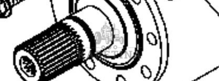 John Deere 8130 8230 8330 8430 8530 Piasta Skrzyni Biegów IVT RE247676-1