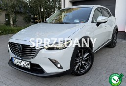 Mazda CX-3 FULL*NAVI*Kamera*Cofania*Skóra*Grzane*Fotele*Serwis*ASO*Zarejestrowa