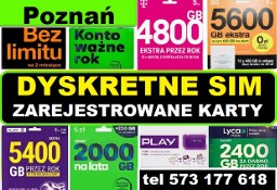 Zarejestrowane KARTY SIM PREPAID startery polskie zdalna rejestracja Poznań