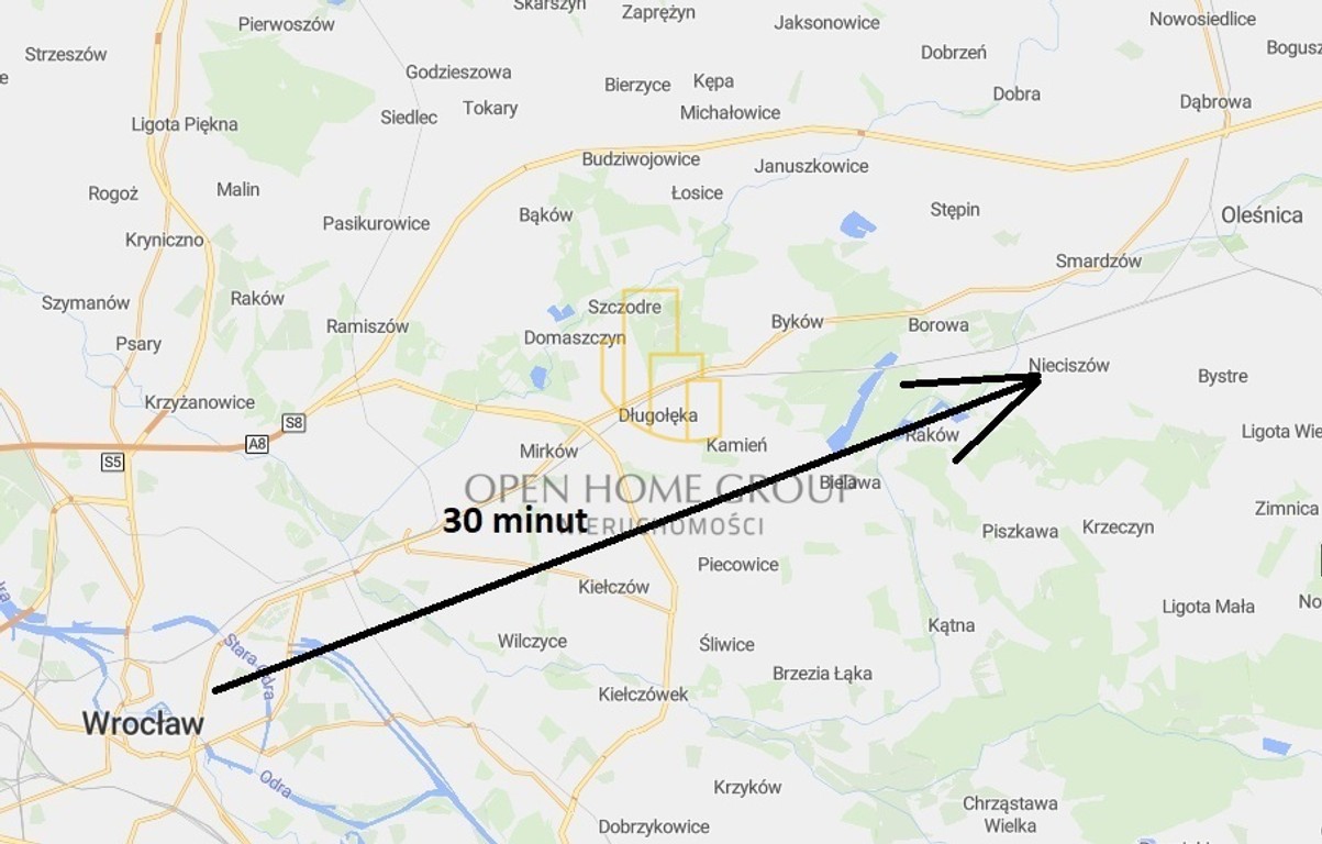 Działki budowlane pod Wrocławiem – Nieciszów, MPZP - Widok 4