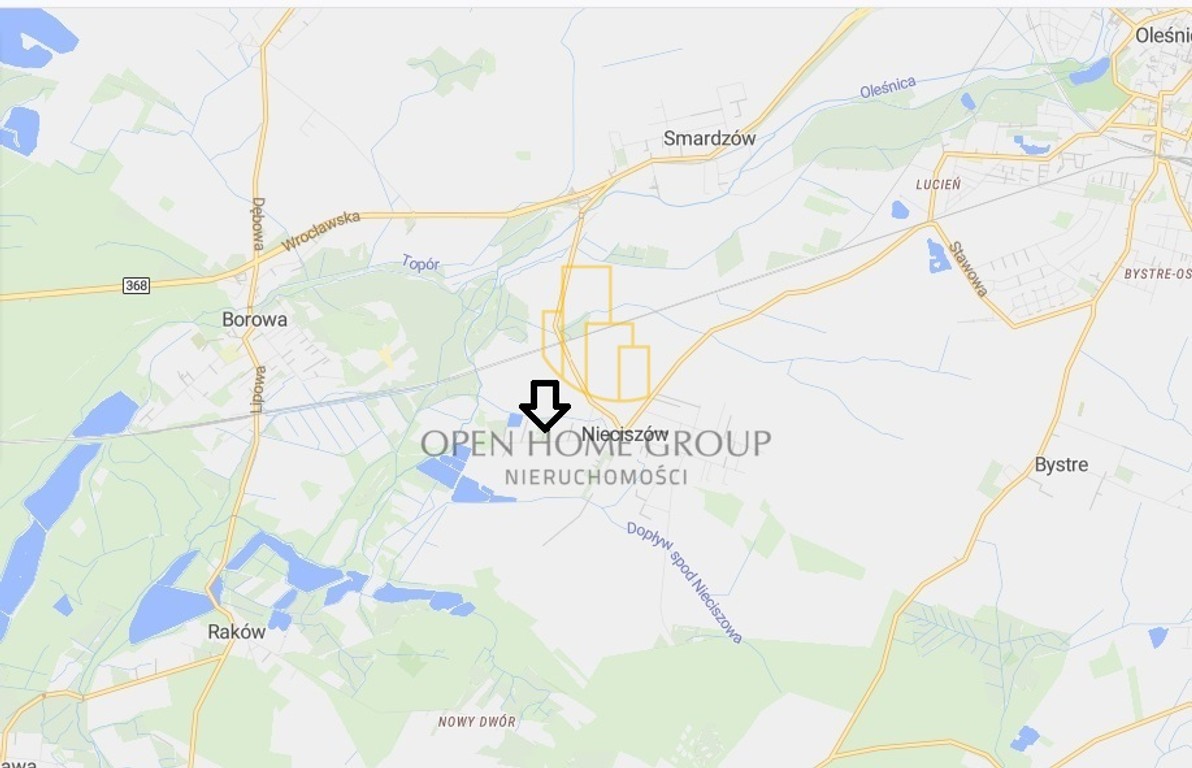 Działki budowlane pod Wrocławiem – Nieciszów, MPZP - Widok 5