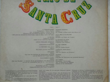 Trio De Santa Cruz, winyl 1971 r.-2