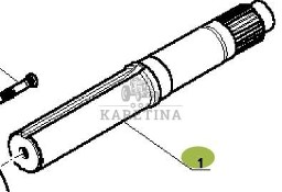 CLAAS RENAULT ATLES 936 RZ V5 Wałek Osi 6005026768 60 0502 676 8 6005030842 60 0503 084 2