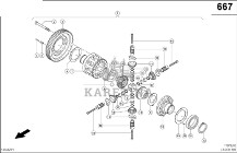 Claas Lexion 600 KOŁO CZOŁOWE 0007700401 (Napęd jezdny; mechanizm róźnicowy)