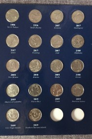 Pełna kolekcja, 56 sztuk monet 25 centów - seria „Stany USA” + katalog-2