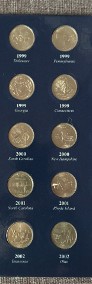 Pełna kolekcja, 56 sztuk monet 25 centów - seria „Stany USA” + katalog-3