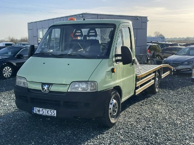 Peugeot Boxer 2.8 HDi 126KM 2003r. autolaweta, hak, wyciągarka-1