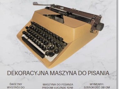 Maszyna do pisania Łucznik 1301 Predom-1