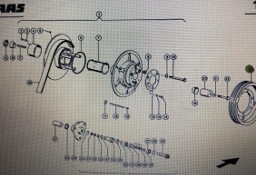 Koło pasowe 370-340 Claas Nr kat. 000 644 519 0 Nr kat. 000 644 519 0