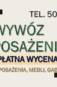 Wywóz starych mebli Wrocław, tel.  Opróżnianie mieszkań, utylizacja, cena.-2