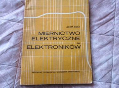 Miernictwo elektryczne dla elektroników (dla pasjonatów)-1