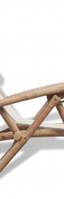 vidaXL Leżak tarasowy, bambus 41893-4