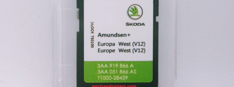 Karta SD Skoda Amundsen+ RNS 315 Europa West 2020-1