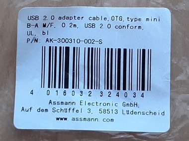 Kabel USB OTG MINI-2