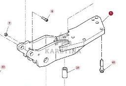 Fendt Vario 1038 1042 1046 1050 GEN 3 Wsporniki Tylnego TUZ Prawy Lewy H530871204024 H530871204014