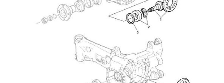 John Deere 7530 Premium - Przekładnia zębata stożkowa AL175762-1