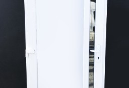 drzwi białe PVC sklepowe szyba NOWE zewnętrzne 100x210 cięka