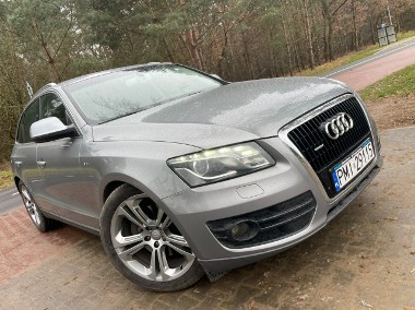 Audi Q5 I (8R) 3.0 TDI 240KM Quattro STRONIC Led Skóra Zarejestrowana w Polsce!-1