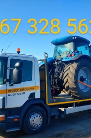 Pomoc drogowa, laweta, transport ciągników koparek maszyn rolniczych-2