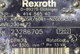 Rexroth A8VO80SR/60R1-NZG05K30 ( R909603705; 414 565 40 ) Pompa Hydrauliczna