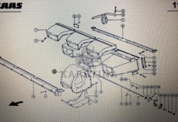 Obudowa wydmuchu Claas Mega 370-340 Nr kat. 000 647 140 1 Nr kat. 000 647 140 1